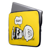 Erdnüsse | Charlie Brown ist unten Laptopschutzhülle (Vorderseite Links)