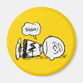 Erdnüsse | Charlie Brown ist unten Magnet (Vorne)