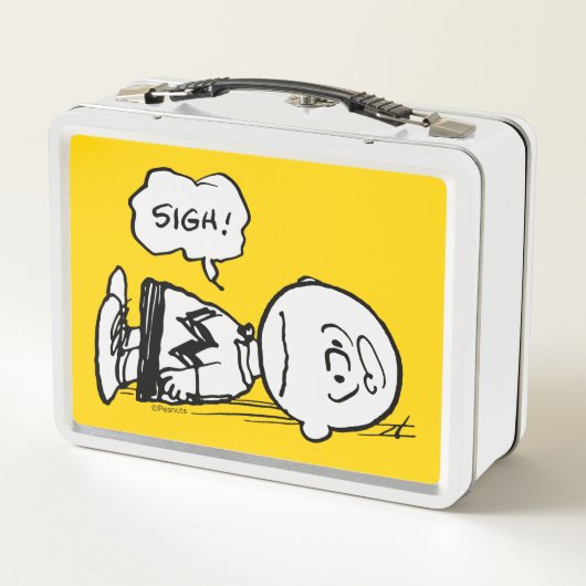 Erdnüsse | Charlie Brown ist unten Metall Brotdose (Rückseite)