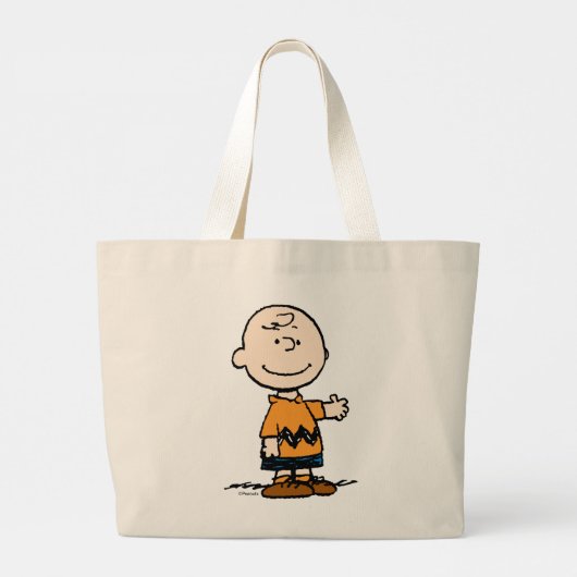 Erdnüsse | Charlie Brown Jumbo Stoffbeutel (Rückseite)