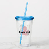 Erdnüsse | Charlie Brown & Linus Acryltrinkbecher (Rückseite)