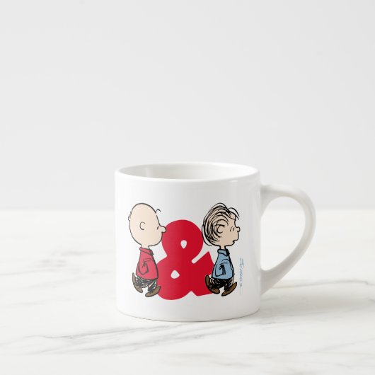 Erdnüsse | Charlie Brown & Linus Espressotasse (Rechts)