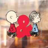 Erdnüsse | Charlie Brown & Linus Fensteraufkleber (Blatt 2)