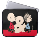 Erdnüsse | Charlie Brown & Linus Laptopschutzhülle (Vorderseite)