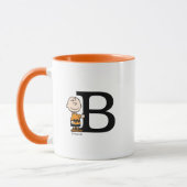 Erdnüsse | Charlie Brown Monogram B Tasse (Links)