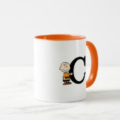 Erdnüsse | Charlie Brown Monogram C Tasse (VorderseiteRechts)