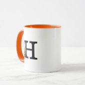 Erdnüsse | Charlie Brown Monogram H Tasse (Vorderseite Links)