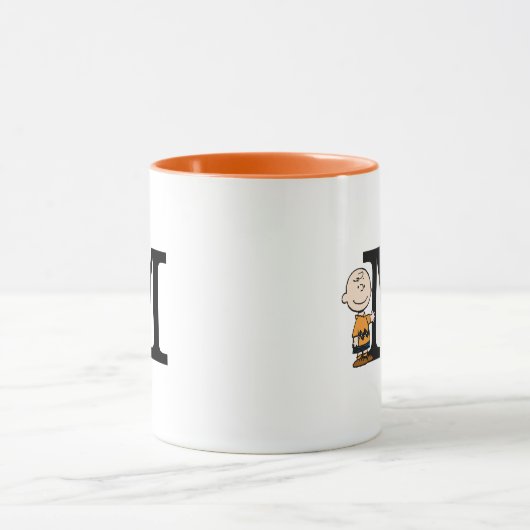 Erdnüsse | Charlie Brown Monogram M Tasse (Zentrum)