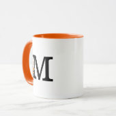 Erdnüsse | Charlie Brown Monogram M Tasse (Vorderseite Links)