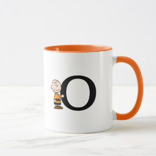 Erdnüsse   Charlie Brown Monogram O Tasse