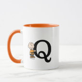 Erdnüsse | Charlie Brown Monogram Q Tasse (Links)