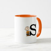 Erdnüsse | Charlie Brown Monogram S Tasse (VorderseiteRechts)