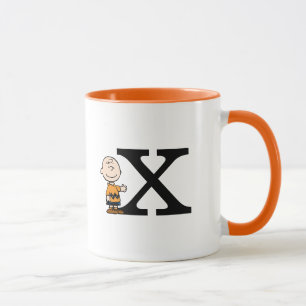Erdnüsse   Charlie Brown Monogram X Tasse