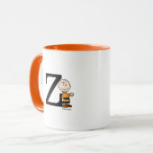 Erdnüsse | Charlie Brown Monogram Z Tasse (Vorderseite Links)