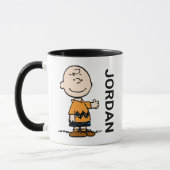 Erdnüsse | Charlie Brown | Name hinzufügen Tasse (Links)