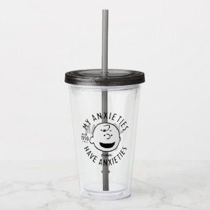 Erdnüsse Charlie Brown Nervous seit 1950 Acryltrinkbecher