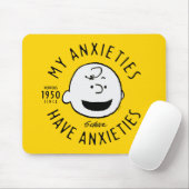 Erdnüsse | Charlie Brown Nervous seit 1950 Mousepad (Mit Mouse)