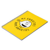 Erdnüsse | Charlie Brown Nervous seit 1950 Notizblock (Linke Seite)