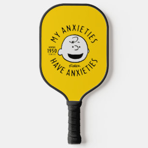 Erdnüsse   Charlie Brown Nervous seit 1950 Pickleball Schläger