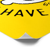 Erdnüsse | Charlie Brown Nervous seit 1950 Poster (Ecke)