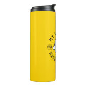 Erdnüsse | Charlie Brown Nervous seit 1950 Thermosbecher (Nach links gedreht)