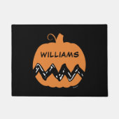 Erdnüsse | Charlie Brown Orange Pumpkin Fußmatte (Vorderseite)