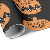 Erdnüsse | Charlie Brown Orange Pumpkin Geschenkpapier (Rolleneckpunkt)