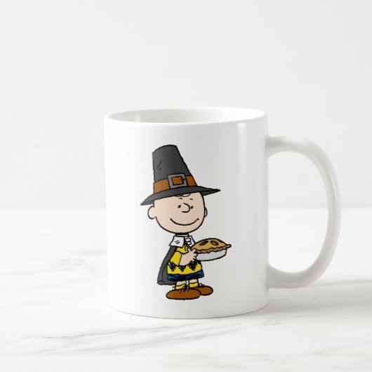 Erdnüsse | Charlie Brown Pilgrim Kaffeetasse (Rechts)