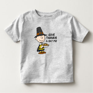 Erdnüsse   Charlie Brown Pilgrim Kleinkind T-shirt