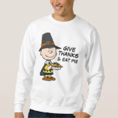 Erdnüsse | Charlie Brown Pilgrim Sweatshirt (Vorderseite)