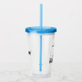 Erdnüsse | Charlie Brown Playing Ball Acryltrinkbecher (Rechts)