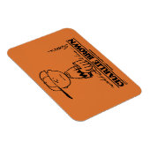 Erdnüsse | Charlie Brown Playing Ball Magnet (Rechte Seite)