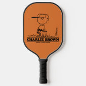 Erdnüsse | Charlie Brown Playing Ball Pickleball Schläger (Vorderseite)