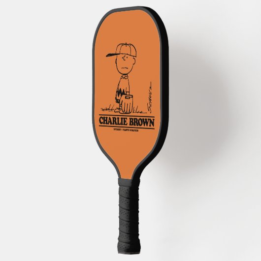Erdnüsse | Charlie Brown Playing Ball Pickleball Schläger (Links)
