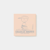 Erdnüsse | Charlie Brown Playing Ball Post-it Klebezettel (Vorderseite)