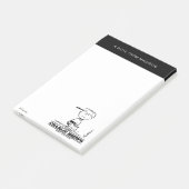 Erdnüsse | Charlie Brown Playing Ball Post-it Klebezettel (angewinkelt)