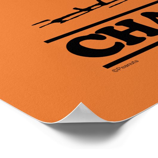 Erdnüsse | Charlie Brown Playing Ball Poster (Ecke)