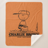 Erdnüsse | Charlie Brown Playing Ball Sherpadecke (Vorderseite)