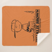Erdnüsse | Charlie Brown Playing Ball Sherpadecke (Vorderseite (Horizontal))