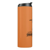 Erdnüsse | Charlie Brown Playing Ball Thermosbecher (Nach links gedreht)