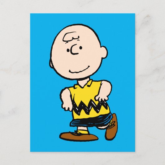 Erdnüsse | Charlie Brown Portrait Postkarte (Vorderseite)