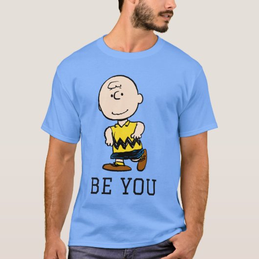 Erdnüsse | Charlie Brown Portrait T-Shirt (Vorderseite)