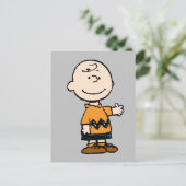 Erdnüsse | Charlie Brown Postkarte (Stehend Vorderseite)