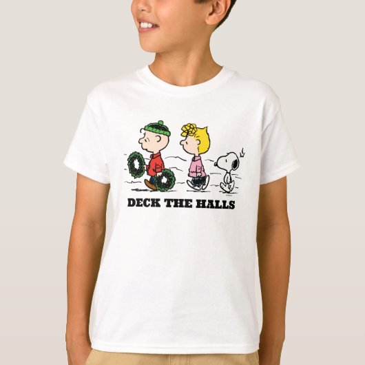 Erdnüsse | Charlie Brown, Sally & Snoopy T-Shirt (Vorderseite)