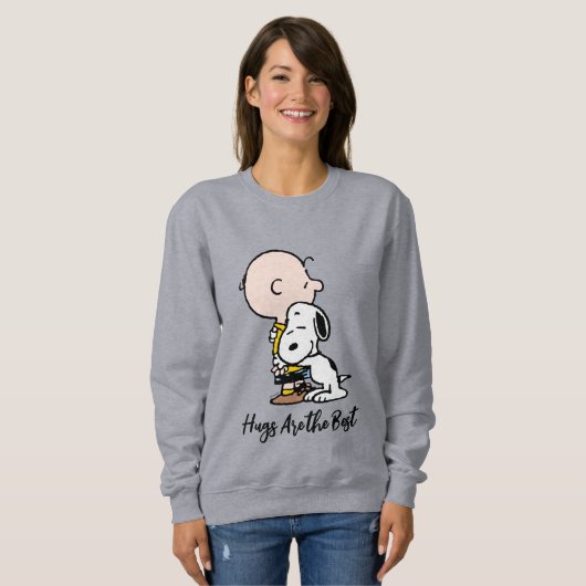 Erdnüsse | Charlie Brown & Snoopy Hug Sweatshirt (Vorne ganz)
