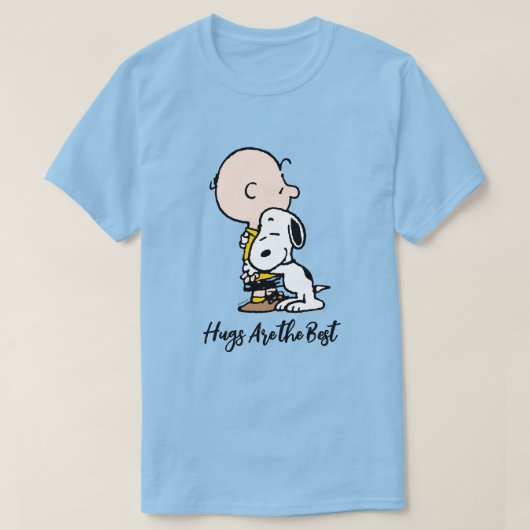 Erdnüsse | Charlie Brown & Snoopy Hug T-Shirt (Design vorne)