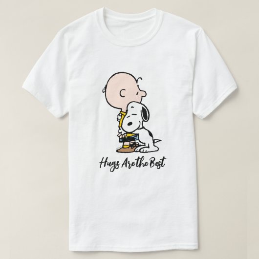Erdnüsse | Charlie Brown & Snoopy Hug T-Shirt (Design vorne)