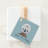 Erdnüsse | Charlie Brown Snow Globe Geschenkanhänger (Beispiel)