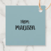 Erdnüsse | Charlie Brown Snow Globe Geschenkanhänger (Rückseite)