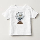 Erdnüsse | Charlie Brown Snow Globe Kleinkind T-shirt (Vorderseite)